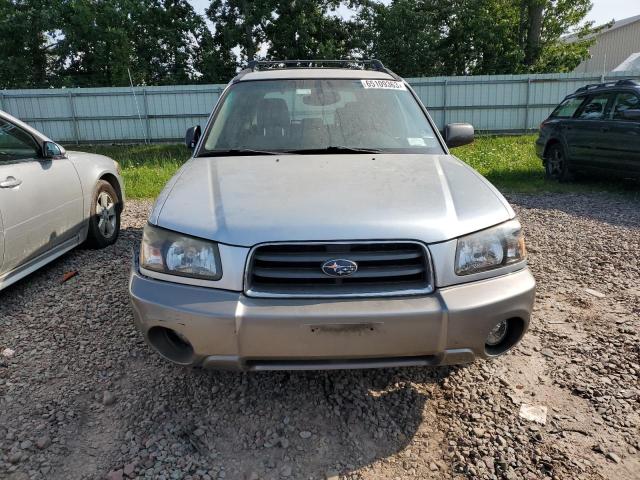 JF1SG65604H767333 - 2004 SUBARU FORESTER 2.5XS SILVER photo 5