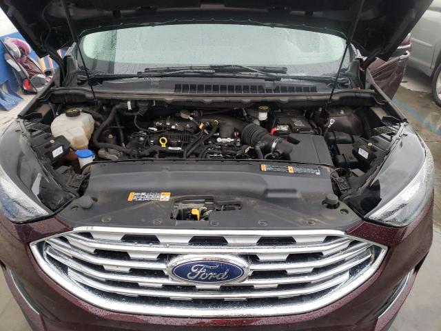 2FMPK4K96KBB64006 - 2019 FORD EDGE TITANIUM MAROON photo 7