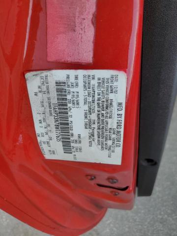 1FAHP33N78W177635 - 2008 FORD FOCUS SE RED photo 13