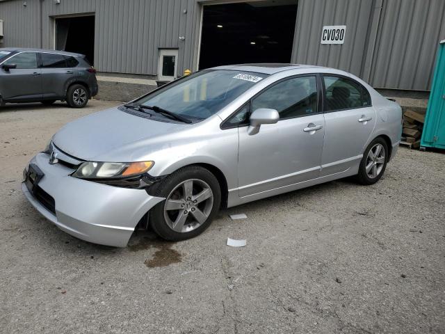 2HGFA16928H502410 - 2008 HONDA CIVIC EXL 银色 照片 1