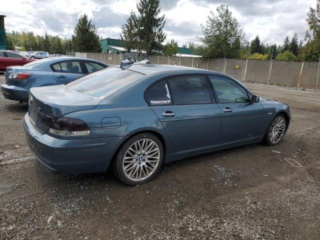 WBAHN83537DT69249 - 2007 BMW 750 BLUE photo 3