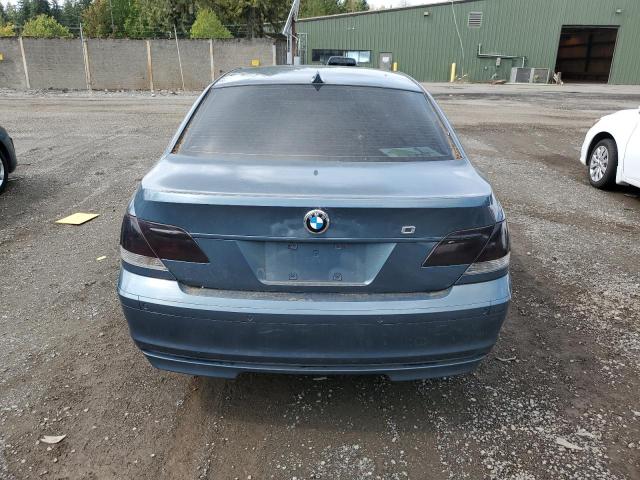 WBAHN83537DT69249 - 2007 BMW 750 BLUE photo 6