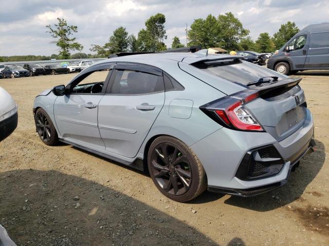 SHHFK7H97HU429194 - 2017 HONDA CIVIC SPORT TOURING BLUE photo 2