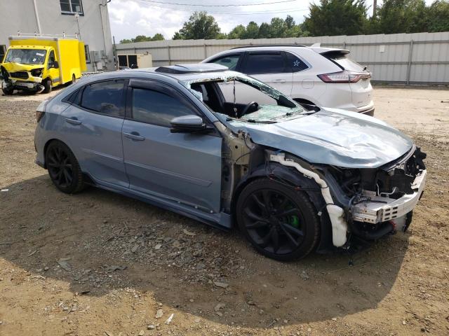 SHHFK7H97HU429194 - 2017 HONDA CIVIC SPORT TOURING BLUE photo 4