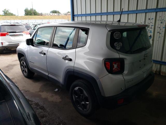 ZACCJBAH0FPB58695 - 2015 JEEP RENEGADE SPORT ვერცხლისფერი ფოტო 2