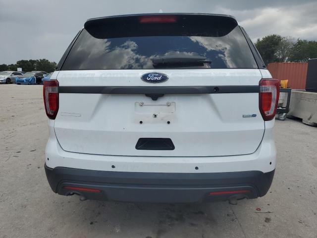 1FM5K8AR1GGD30710 - 2016 FORD EXPLORER POLICE INTERCEPTOR Blanco foto 6