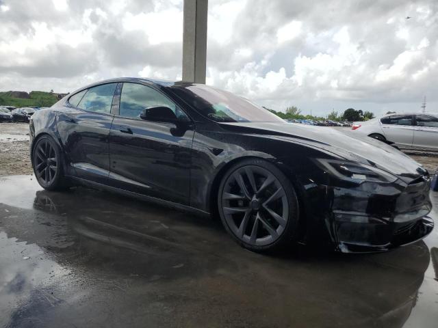 5YJSA1E58MF434710 - 2021 TESLA MODEL S BLACK photo 4