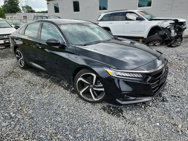 1HGCV1F36NA113699 - 2022 HONDA ACCORD SPORT 黑色 照片 4