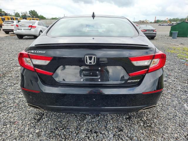 1HGCV1F36NA113699 - 2022 HONDA ACCORD SPORT 黑色 照片 6