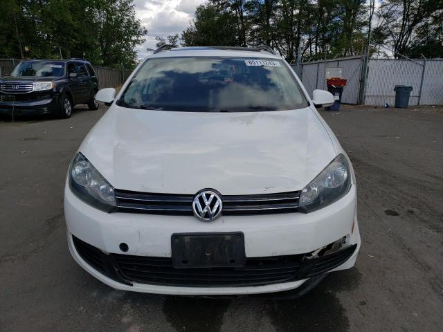 3VWPL7AJ3DM667361 - 2013 VOLKSWAGEN JETTA TDI WHITE photo 5