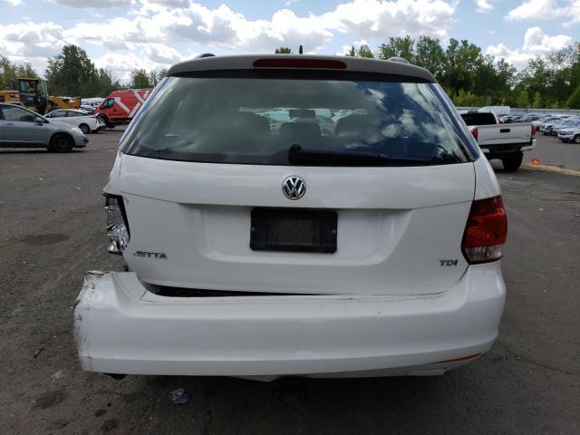 3VWPL7AJ3DM667361 - 2013 VOLKSWAGEN JETTA TDI WHITE photo 6