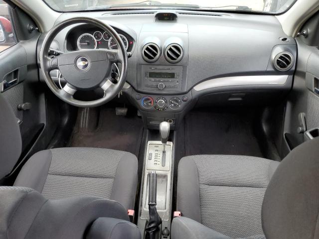 KL1TD56637B129463 - 2007 CHEVROLET AVEO BASE RED photo 8