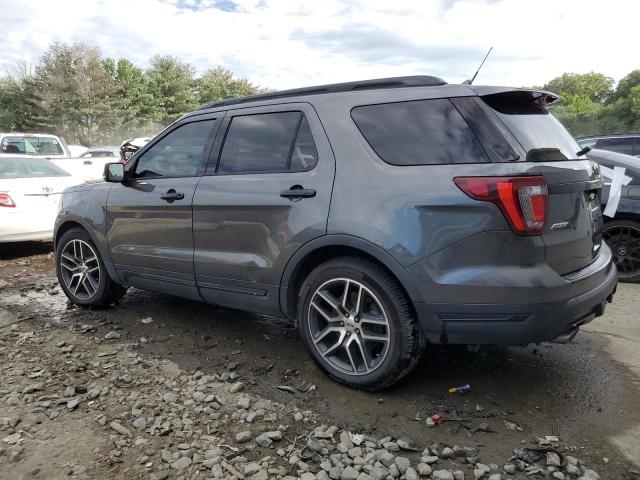 1FM5K8GT9JGB50840 - 2018 FORD EXPLORER SPORT GRAY photo 2