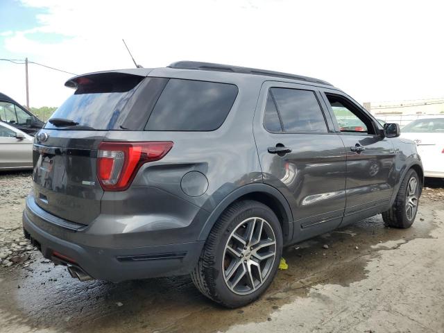 1FM5K8GT9JGB50840 - 2018 FORD EXPLORER SPORT GRAY photo 3