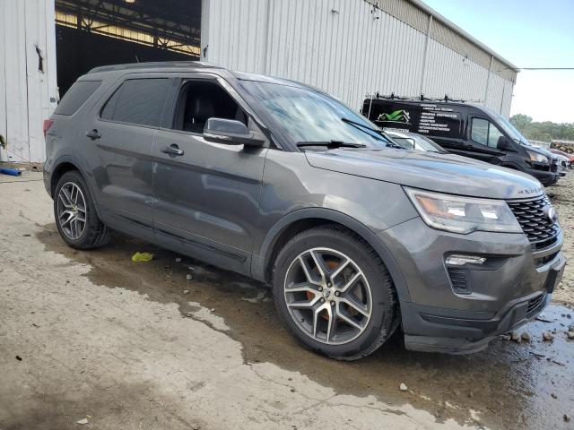 1FM5K8GT9JGB50840 - 2018 FORD EXPLORER SPORT GRAY photo 4