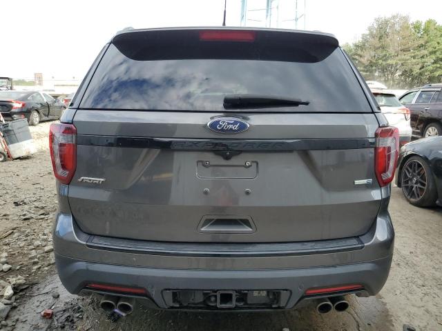1FM5K8GT9JGB50840 - 2018 FORD EXPLORER SPORT GRAY photo 6
