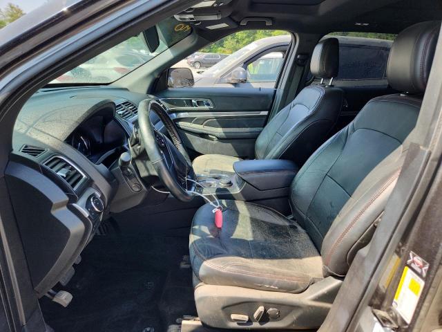 1FM5K8GT9JGB50840 - 2018 FORD EXPLORER SPORT GRAY photo 7