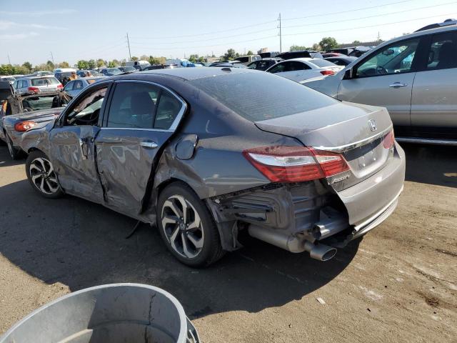 1HGCR3F84HA013164 - 2017 HONDA ACCORD EXL GRAY photo 2