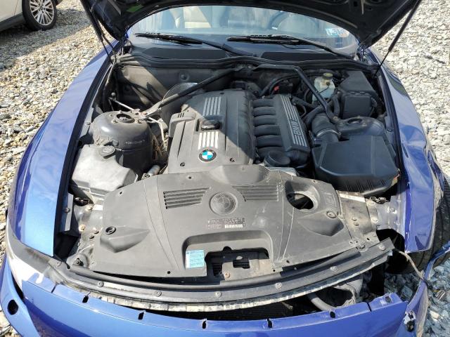4USDU53528LG19507 - 2008 BMW Z4 3.0SI BLUE photo 11