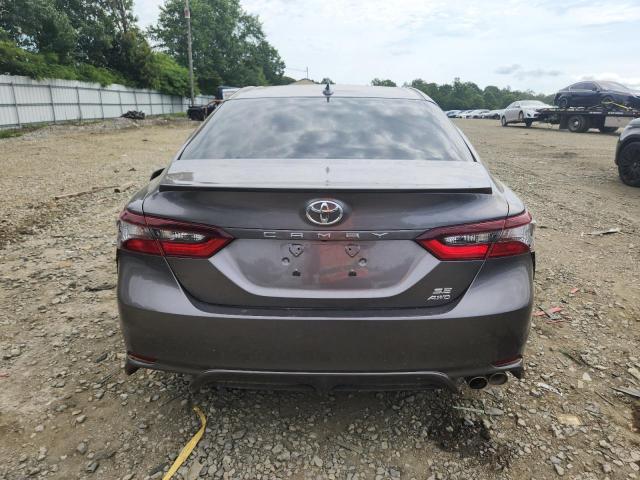 4T1G11BK9RU123281 - 2024 TOYOTA CAMRY SE NIGHT SHADE GRAY photo 6
