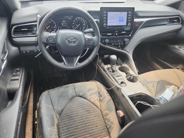 4T1G11BK9RU123281 - 2024 TOYOTA CAMRY SE NIGHT SHADE GRAY photo 8