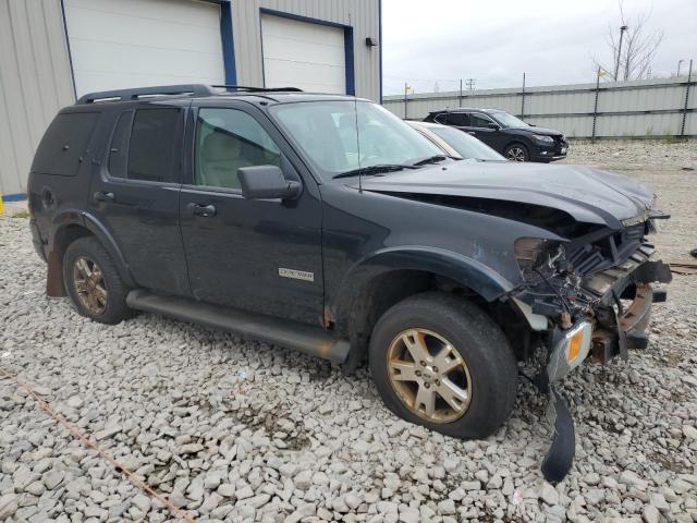 1FMEU73E47UA45175 - 2007 FORD EXPLORER XLT BLACK photo 4