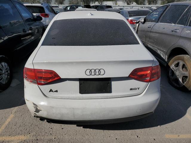 WAUAFAFL5BN030995 - 2011 AUDI A4 PREMIUM WHITE photo 6