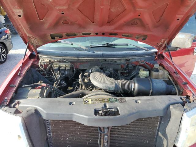 1FTRX14W94KC68627 - 2004 FORD F150 RED photo 11