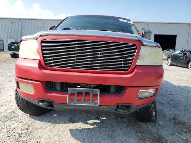 1FTRX14W94KC68627 - 2004 FORD F150 RED photo 5