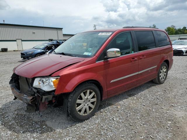 2C4RC1CG5CR124725 - 2012 CHRYSLER TOWN & COU TOURING L RED photo 1