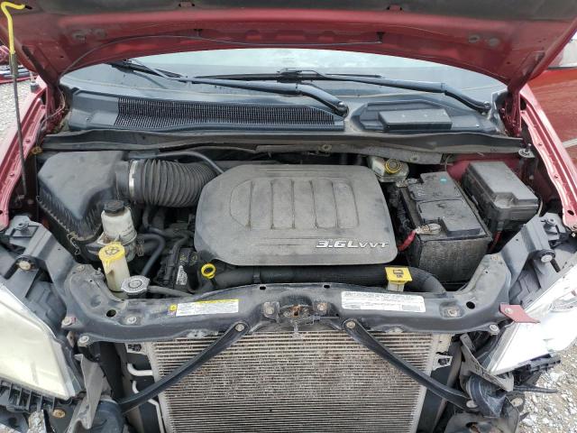 2C4RC1CG5CR124725 - 2012 CHRYSLER TOWN & COU TOURING L RED photo 12