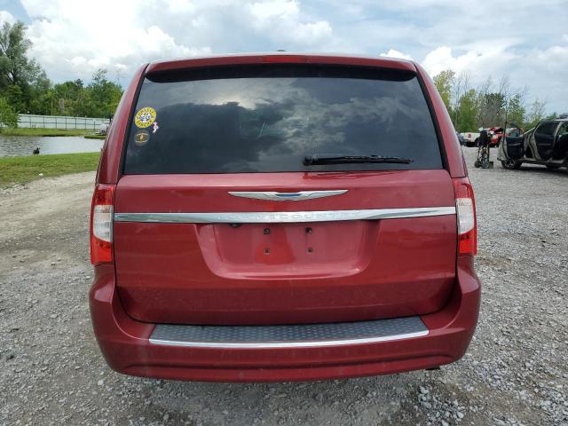 2C4RC1CG5CR124725 - 2012 CHRYSLER TOWN & COU TOURING L RED photo 6