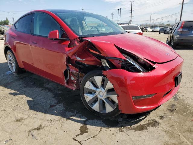 7SAYGDEE8NF434172 - 2022 TESLA MODEL Y 红色 照片 4