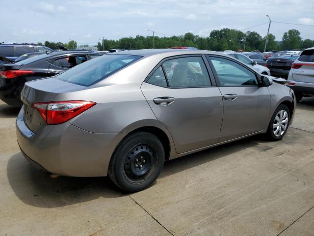 2T1BURHEXFC262804 - 2015 TOYOTA COROLLA L GRAY photo 3