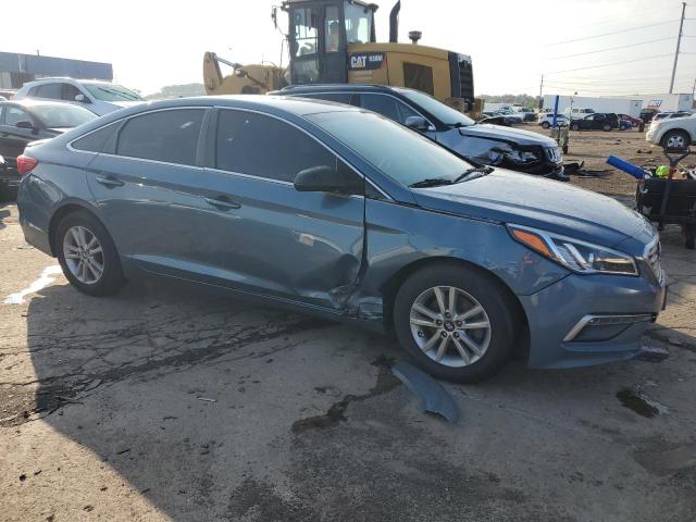 5NPE24AF2FH182161 - 2015 HYUNDAI SONATA SE BLUE photo 4