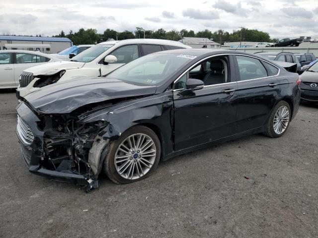 3FA6P0HD9ER175857 - 2014 FORD FUSION SE BLACK photo 1