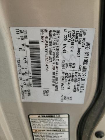 5LMEU88H53ZJ34238 - 2003 LINCOLN AVIATOR BEIGE photo 24