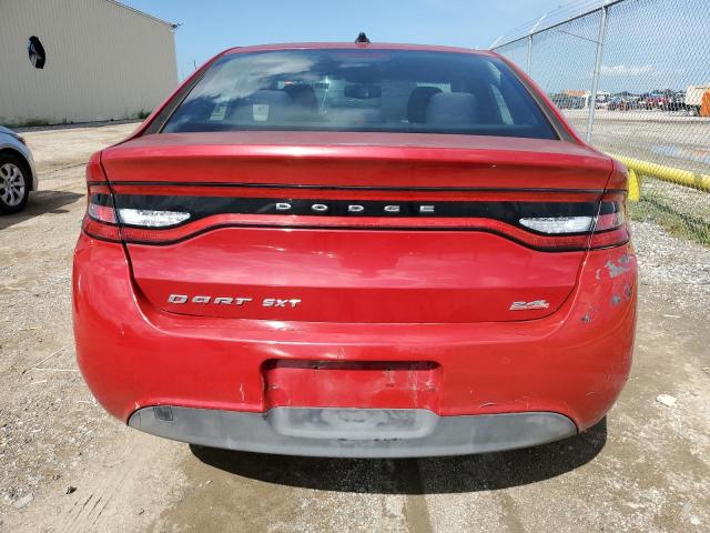 1C3CDFBB5ED909956 - 2014 DODGE DART SXT RED photo 6