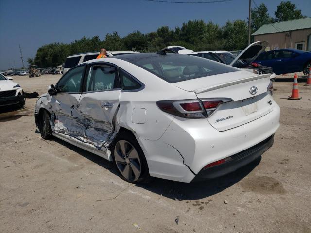 KMHE34L11HA053946 - 2017 HYUNDAI SONATA HYBRID WHITE photo 2