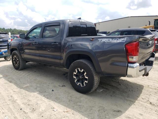 3TMCZ5AN2HM119526 - 2017 TOYOTA TACOMA DOUBLE CAB GRAY photo 2