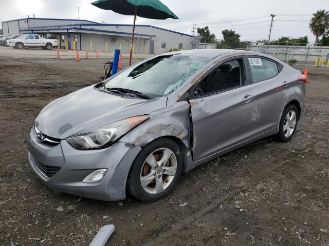 KMHDH4AE6CU310688 - 2012 HYUNDAI ELANTRA GLS GRAY photo 1