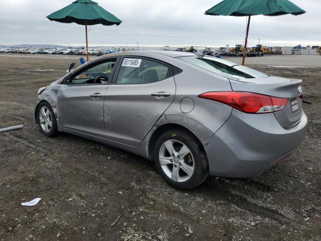 KMHDH4AE6CU310688 - 2012 HYUNDAI ELANTRA GLS GRAY photo 2