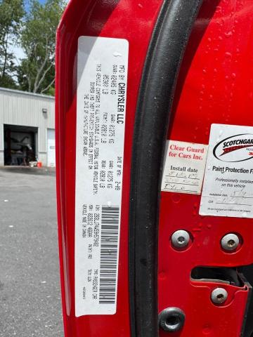 2B3LJ74W59H579482 - 2009 DODGE CHALLENGER SRT-8 RED photo 11