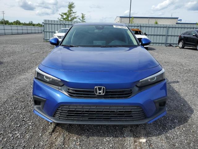 2HGFE2F39NH106492 - 2022 HONDA CIVIC EX BLUE photo 5