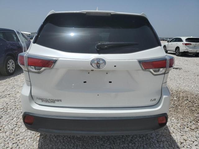 5TDZKRFH0FS089755 - 2015 TOYOTA HIGHLANDER LE WHITE photo 6