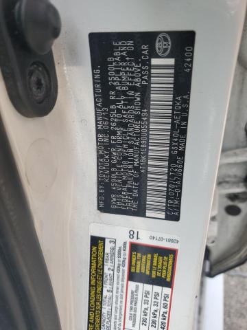 4T1BK1EB9DU055494 - 2013 TOYOTA AVALON BASE 白色 照片 12