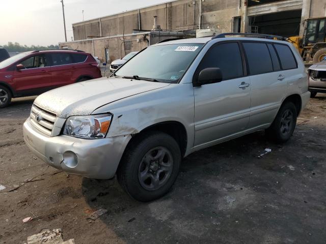 JTEEP21A570204562 - 2007 TOYOTA HIGHLANDER SPORT SILVER photo 1