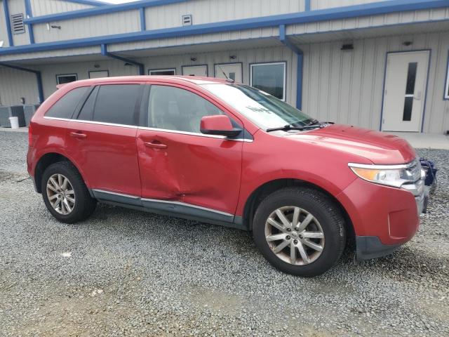 2FMDK3KC3BBA27906 - 2011 FORD EDGE LIMITED RED photo 4