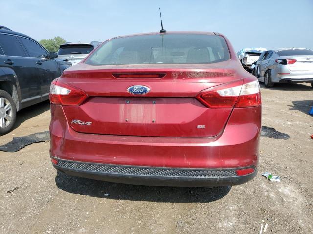 1FADP3F22DL343474 - 2013 FORD FOCUS SE RED photo 6
