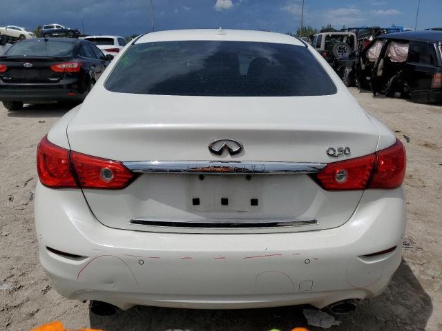 JN1EV7AP5HM734510 - 2017 INFINITI Q50 PREMIUM WHITE photo 6